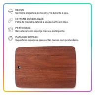 Tábua de Churrasco Jatobá: Corte e Sirva com Estilo! - imagem 2