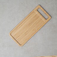 Bandeja de Bambu 35cm Oikos: Corte e Sirva com Estilo - imagem 2