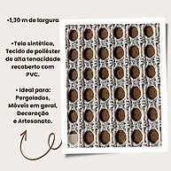 Palhinha Indiana Sintética 50cm – Decore e Sombreie com Estilo - imagem 1