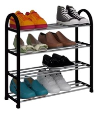 Sapateira Vertical com 4 Prateleiras - Organize Até 8 Pares de Sapatos com Estilo - imagem 2