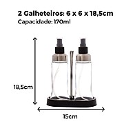Galheteiro Spray: Azeite e Vinagre com Estilo! - imagem 1