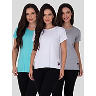 Camiseta Fitness Tapa Bumbum: Kit 3 Conforto & Estilo - imagem 2