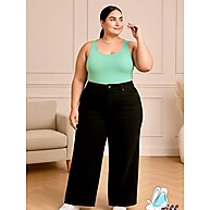 Calça Jeans Plus Size Wide Leg 46 a 54: Conforto e Estilo - imagem 3