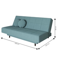 Sofá-Cama Suede Suculenta: Conforto & Estilo - imagem 2