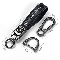 Conjunto 4 Tampas Válvula Pneu + Chaveiro Carro Mercedes Benz - Estilo e Proteção - imagem 4