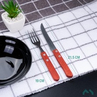 Jogo de Talheres Inox 25 Peças com Estojo de Madeira - Conforto e Estilo para Refeições Práticas - imagem 4