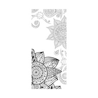 Adesivo Decorativo Mandala Floral para Porta - Estilo Zen com Toque Moderno - imagem 2