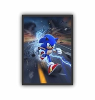 Quadro Decorativo Games 1 Moldura Preta 45x33cm - Estilo Gamer para Decoração Moderna - imagem 2