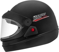 Capacete Fechado Sport Moto Classic Tam. 58 - Viseira Fumê Preto Fosco | Segurança e Estilo - imagem 5