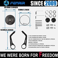 Espelhos Retrovisores FENRIR CNC: Estilo Cafe Racer e Segurança para Sua Moto - imagem 5