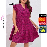 Vestido Plus Size Estampado: Babados e Estilo! - imagem 2