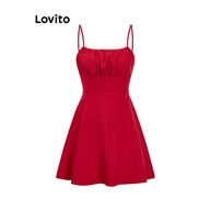 Vestido Elegante Lovito: Babados e Estilo! - imagem 2