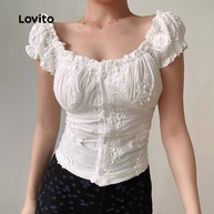 Blusa Lovito Elegante: Bordados e Estilo! - imagem 2