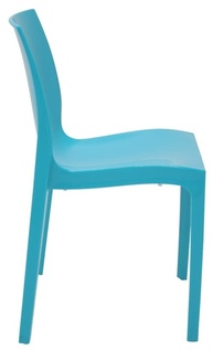 Cadeira Tramontina Alice Brilho Summa em Polipropileno Azul - Conforto e Estilo para Qualquer Ambiente - imagem 3
