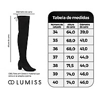 Bota Over The Knee Lumiss: Salto Alto Confortável e Estilo - imagem 2