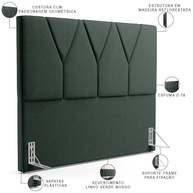 Cabeceira Solteiro 100cm Aura: Conforto e Estilo! - imagem 2