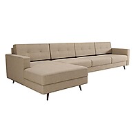 Sofá 4 Lugares Bege: Conforto e Estilo! - imagem 2