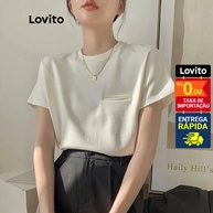 Camiseta Feminina Lisa com Bolso: Conforto e Estilo! - imagem 2