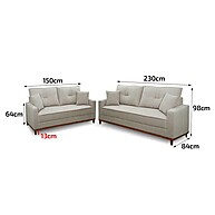 Sofá Living Malibu Bouclê: Conforto e Estilo! - imagem 2