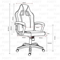 Cadeira Gamer Fortt Lípsia Branca: Conforto e Estilo - imagem 2