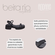 Sandália Beira Rio Brilho: Conforto e Estilo! - imagem 2