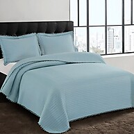 Colcha Pompom Casal 220x240cm Camesa – Conforto e Estilo - imagem 2