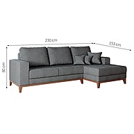 Sofá 3 Lugares Linho Cinza: Conforto e Estilo - imagem 2