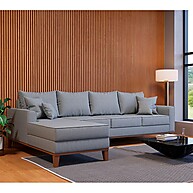 Sofá 4 Lugares Linho Cinza: Conforto e Estilo - imagem 2