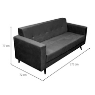 Sofá 2 Lugares Suede Cinza: Conforto e Estilo - imagem 2