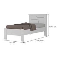 Cama Solteiro Conquista: Conforto e Estilo - imagem 2