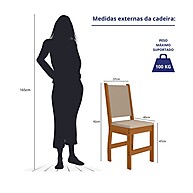 Kit 4 Cadeiras Cozinha: Conforto e Estilo! - imagem 2