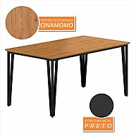 Mesa de Jantar Industrial Denver: Conforto e Estilo - imagem 2