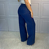 Jeans Wide Leg Escuro: Conforto e Estilo! - imagem 1