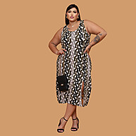Vestido Midi Plus Size com Fenda: Conforto e Estilo - imagem 2