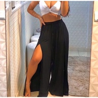 Calça Pantalona Fenda: Conforto e Estilo! - imagem 2
