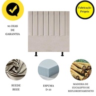 Cabeceira de Solteiro Suede Karla: Conforto e Estilo! - imagem 2