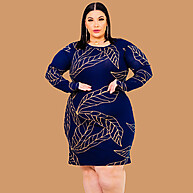 Vestido Plus Size Manga Longa: Conforto e Estilo! - imagem 2