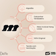 Meias Invisíveis Hang Loose: Conforto e Estilo! - imagem 2