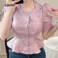 Blusa Feminina Elegante Lovito: Conforto e Estilo - imagem 2