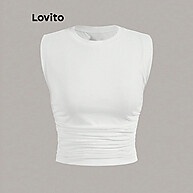 Regata Plissada Lovito: Conforto e Estilo! - imagem 2