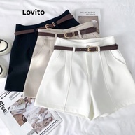 Shorts Feminino Plissado Lovito: Conforto e Estilo! - imagem 2