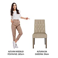 Kit 2 Cadeiras de Jantar Madesa: Conforto e Estilo! - imagem 2