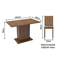 Sala de Jantar Luana Madesa: Conforto e Estilo - imagem 2