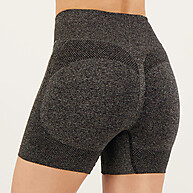 Shorts Selene Preto Mescla: Conforto e Estilo! - imagem 2