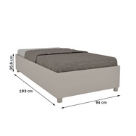 Cama Box Solteiro Mônaco: Conforto e Estilo! - imagem 2