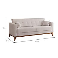 Sofá 3 Lugares Narvik: Conforto e Estilo! - imagem 2