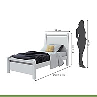 Cama Solteiro Reali Plus: Conforto e Estilo! - imagem 2