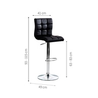 Banquetas Giratórias Fitz Preto: Conforto e Estilo! - imagem 2