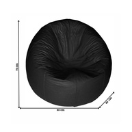 Puff Redondo Preto: Conforto e Estilo! - imagem 2