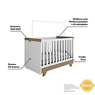 Berço Mini Cama Retrô: Conforto e Estilo - imagem 2